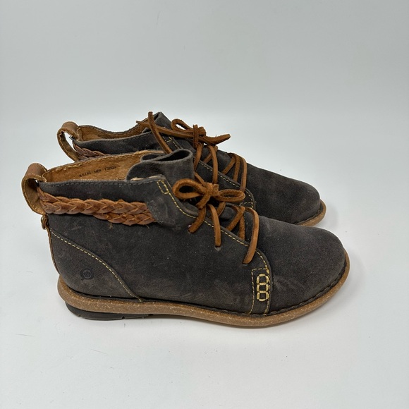 Born Women's Temple Walking Boots in Dark Green Distressed Sz 8.5M - Picture 4 of 15